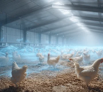 کاهش آمونیاک در بستر مرغداری با اصلاح جیره، تهویه مناسب و انتخاب منابع پروتئینی باکیفیت مانند کنجاله سویا و ذرت